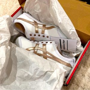 Onitsuka Tiger MEXICO 66 SLIP-ON 1183A962-100 WHITE/ROSEGOLD size 4.5/6